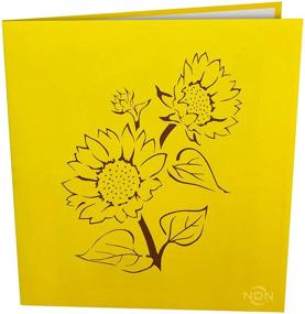 img 2 attached to 🌸 NDN LINE 3D Pop Up Greeting Card Flower and Tree Packs: Perfect for Get Well, Birthdays, Holidays, Bridal Showers, and More! (Flower Pack of 10)