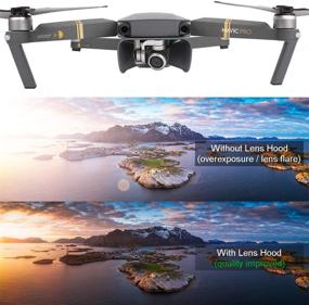 img 2 attached to 📸 Улучшите свой DJI Mavic Pro/Platinum с насадкой Arzroic Lens Hood Sun Shade Gimbal Cover Camera Protector Guard Accessories.