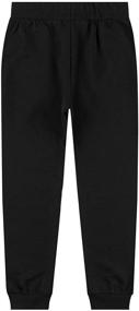 img 3 attached to 👖 Soft Brushed Fleece Sweatpants for Kids | Space Venture Casual Joggers for Boys or Girls (Ages 3-12)