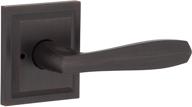 🚪 baldwin torrey pines passage lever in venetian bronze: modern, slim interior door handle логотип