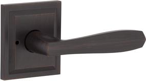 img 4 attached to 🚪 Baldwin Torrey Pines Passage Lever in Venetian Bronze: Modern, Slim Interior Door Handle