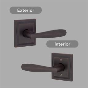 img 3 attached to 🚪 Baldwin Torrey Pines Passage Lever in Venetian Bronze: Modern, Slim Interior Door Handle