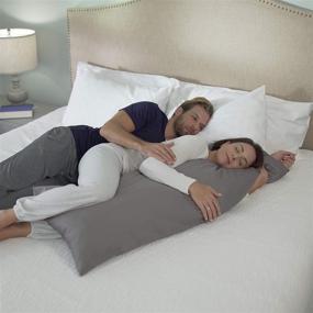 img 1 attached to 🤰 MyPillow Total Body Maternity Pregnancy Pillow" - Optimized Pregnancy Maternity Pillow by MyPillow