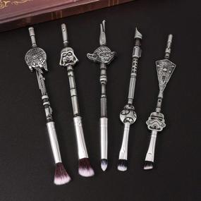 img 4 attached to 5Pcs Profession Star Makeup Brushes