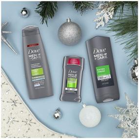 img 1 attached to Dove Men + Care Limited Edition Extra Fresh Grooming Gift Pack: Body Wash, Antiperspirant, Shampoo+Conditioner Combo - 3 Count for an Exciting Holiday