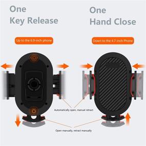 img 3 attached to LFS Universal Car Phone Mount: Super Stable 3 Point Suction Design with 📱 Vent Plug-in Bracket - Solid Grip, Desk Stand Pad & Mat for iPhone, Samsung