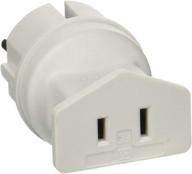 design usa eu visitor adaptor white logo