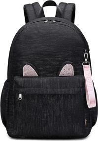 img 4 attached to 🎒 Fashion Shimmer School Backpack by Joymoze