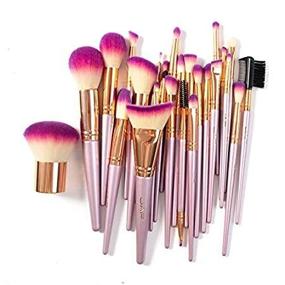 img 4 attached to 🌟 JAF 26pcs Kabuki Face Contour Brush Set: Complete Vegan Brush Kit for Flawless Makeup Application