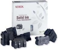xerox phaser 8860/8860 mfp black solid ink (6 sticks / 14 logo