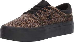 img 4 attached to DC Trase Platform TX SE Skate Shoe: Elevated Style and Performance for Women