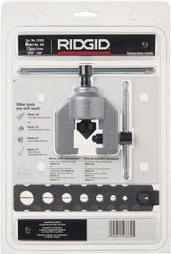 img 2 attached to 🔧 RIDGID 23332 345 Flaring Tool - Efficient Pipe Flaring Tool for 45-Degree Flares in Gray