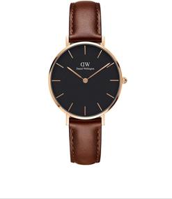 img 4 attached to ⌚ Elegant Daniel Wellington Petite St Mawes Watch with Italian Brown Leather Band: A Timeless Luxury Accessory