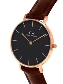 img 3 attached to ⌚ Elegant Daniel Wellington Petite St Mawes Watch with Italian Brown Leather Band: A Timeless Luxury Accessory