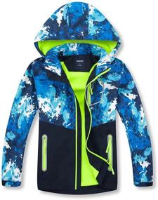 img 4 attached to Lightweight Softshell Windbreaker Printting Outerwear
