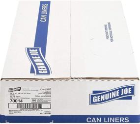 img 2 attached to 🗑️ GJO70014 Economy High-Density Translucent Can Liners - 7 Gallon Size by Genuine Joe