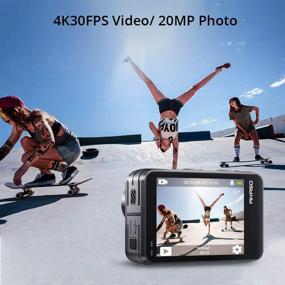 img 1 attached to 📸 AKASO Brave 7 LE: Top-Notch 4K30FPS 20MP WiFi Action Camera for Vlogging, Full Control with Touch Screen, EIS 2.0, 131 Feet Underwater Capability, Includes 2X 1350mAh Batteries