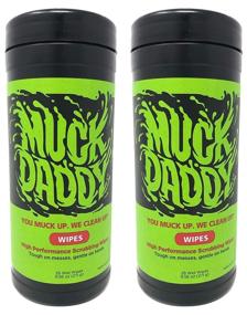 img 3 attached to Muck Daddy High Performance 🧽 Scrubbing Wipes, 25 Ct (Set of 2)