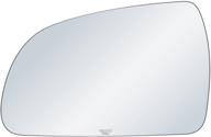 exactafit 8819l driver side mirror glass replacement for 2006-2010 hyundai sonata - diagonal 8-1/16 inch - compatible adhesives included logo