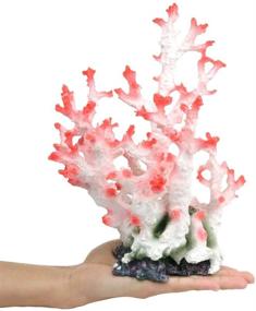 img 3 attached to Polyresin Coral Fish Tank Aquarium Decoration - Coral Ornaments - Aquarium Coral Decor - 8x7x11 Inches