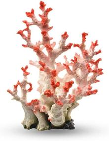 img 4 attached to Polyresin Coral Fish Tank Aquarium Decoration - Coral Ornaments - Aquarium Coral Decor - 8x7x11 Inches