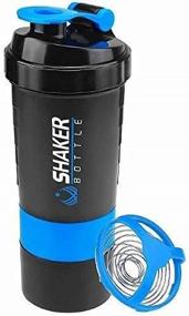 img 3 attached to SMAtech Protein Shaker Drinking Bottles