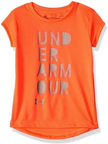 img 1 attached to 👕 Стильная и удобная: Девочки Under Armour Основная футболка с коротким рукавом с графическим принтом.