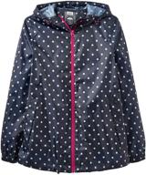 joules golightly waterproof packaway jacket logo