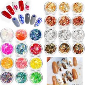 img 1 attached to 📿 92-Piece Resin Jewelry Making Kit | Craft Supplies with Glitter Butterfly Sequins, Mylar Flakes, Beads, Foil Paper, Shells. Complete with Tweezers and Scoops for Nail Art, DIY Crafts, and Decorations.