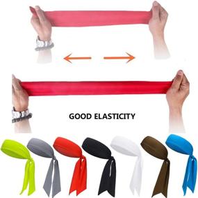 img 2 attached to 🎾 Sweatband Head Tie - Versatile Sports Headband for Tennis & Workout