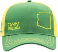 green and yellow john deere farm state pride cap logo