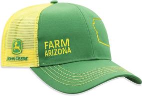 img 3 attached to Green and Yellow John Deere Farm State Pride Cap