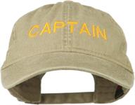 🧢 e4hats.com captain embroidered low profile washed cap - stylish and versatile headwear choice логотип