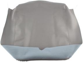 img 3 attached to Synthetic Leather Armrest Console Cover for Dodge Ram 2002-2008 (Gray) - AUTOKAY