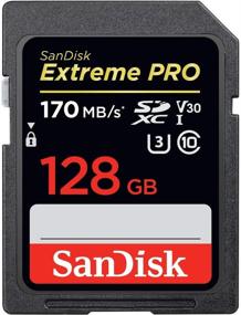 img 4 attached to SanDisk 128GB Extreme PRO SDXC UHS-I Card - C10, U3, V30, 4K UHD, SD Card - SDSDXXY-128G-GN4IN | High Capacity, Ultra-Fast, V30 Rated SDXC Card