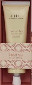 img 3 attached to Увлажняйте и успокаивайте кожу с помощью крема для рук FarmHouse Fresh Sweet Tea Shea Butter - Sweet Tea Peach Ginger, объемом 2 жидких унций.