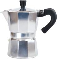 ☕ 3-cup stovetop espresso maker - classic italian moka pot for delicious coffee with easy operation & quick cleanup logo