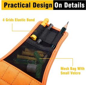 img 1 attached to 🔧 LANXU Magnetic Wristband Tool Belt with Powerful Magnets - Ideal Christmas Gift for DIY Handyman, Men, Women, Dad, Husband, Wife, Boyfriend, Family - Holds Screws, Nails, Drill Bits Perfectly