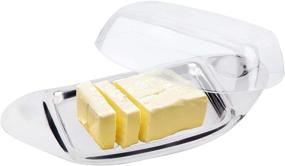 img 3 attached to Entemah Premium Stainless Butter Dishes: The Perfect Blend of Style and Functionality