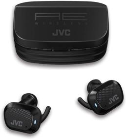 img 4 attached to 🎧 JVC HA-AE5TB AE Sport Полностью беспроводные наушники: Время работы аккумулятора - 27 часов, водонепроницаемость IP55 - Bluetooth вкладыши с функцией Touch & Talk и сенсорным управлением (черный).