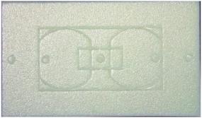 img 1 attached to Dottie WPI100 Wall Plate Insulation Gasket, 100-Pack: Enhancing Electrical Safety & Efficiency