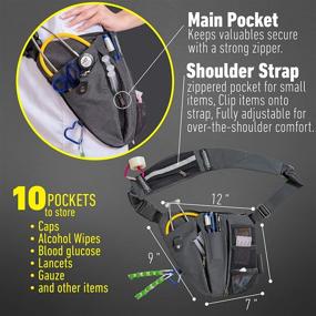 img 3 attached to 👜 Nursing Crossbody Tool Organizer for Hands-Free Convenience