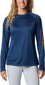 img 4 attached to Columbia Women's PFG Tidal Tee II UPF 50: The Ultimate Long Sleeve Fishing Shirt