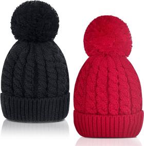 img 4 attached to 🧣 Winter Necessity: Cozy Women's Beanie with Fleece Lining - Stylish Knit Skull Hat for Cold Days!