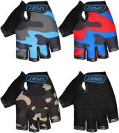 cycling gloves finger non slip camouflage outdoor recreation logo