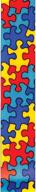 offray blue jigsaw craft ribbon - 5/8-inch x 12-feet, 5/8 inch logo