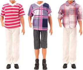 img 2 attached to 👔 Ken Doll Clothing Set for Miunana