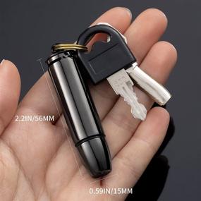 img 1 attached to SOMGEM Keychain Refillable Reusable Lighters