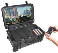 🎮 gen 2 case club waterproof playstation 4 & ps4 slim/pro portable gaming station with integrated 24" 1080p monitor, controller storage, game storage, and inclusive speakers - ps4 & accessories not included логотип