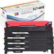 🖨️ high-quality st@r ink: compatible toner cartridge for samsung clt-404s (4 pack) - sl-c480fw c430w c480w c480fn c480 printer logo